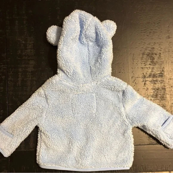 The North Face Blue Fleece Jacket Baby - Picture 4 of 5